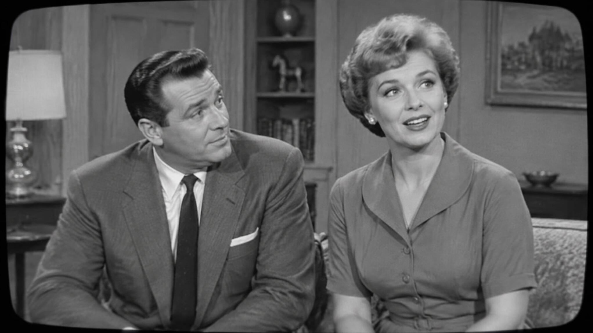 black and white tv program