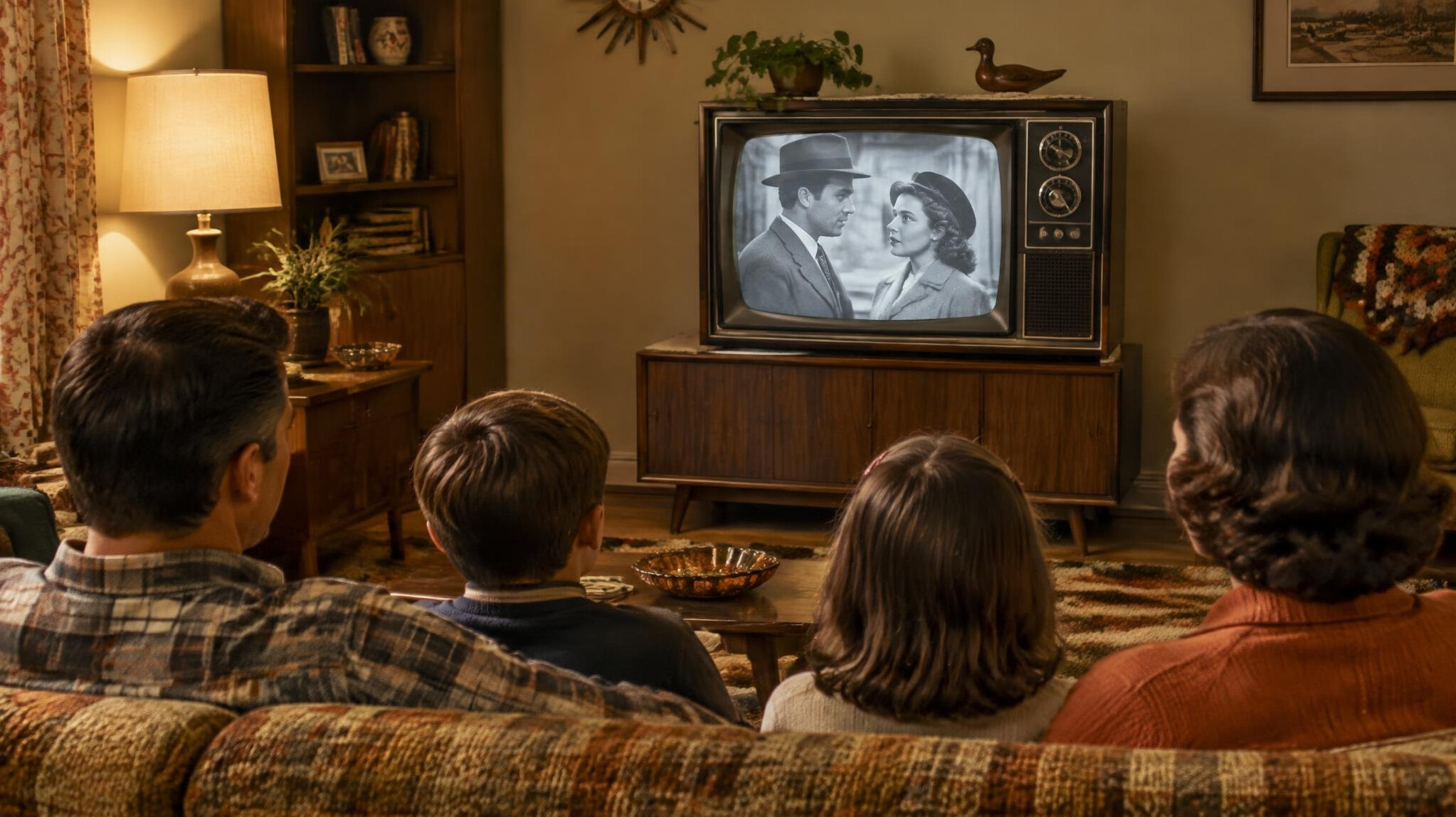 vintage television set