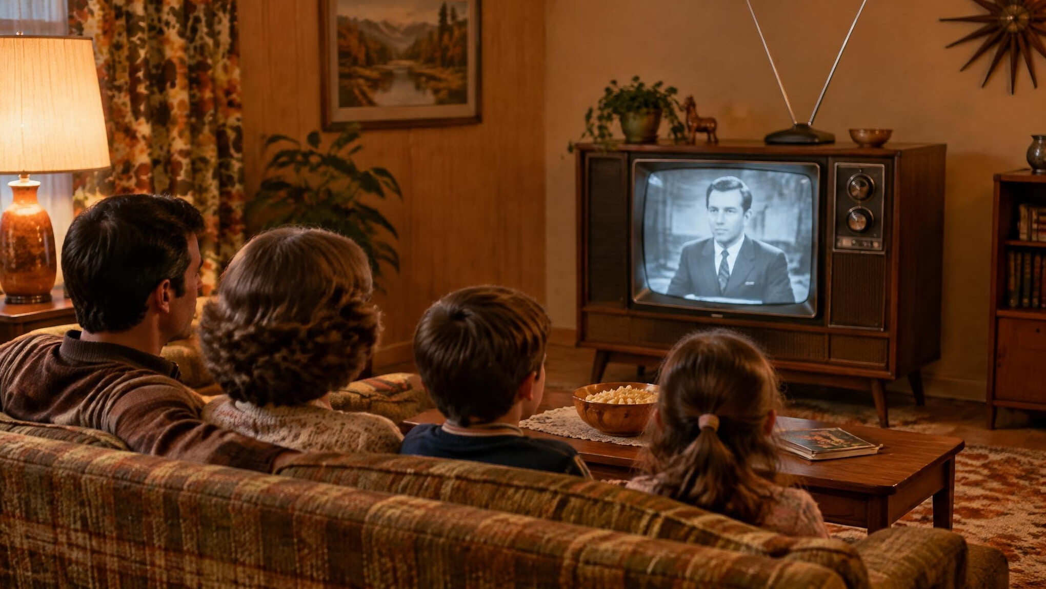 vintage television set